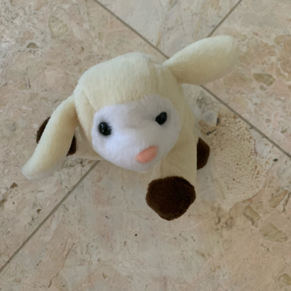 KellyToy Plush Soft Beanie Pals Cute Yellow Lamb Collection